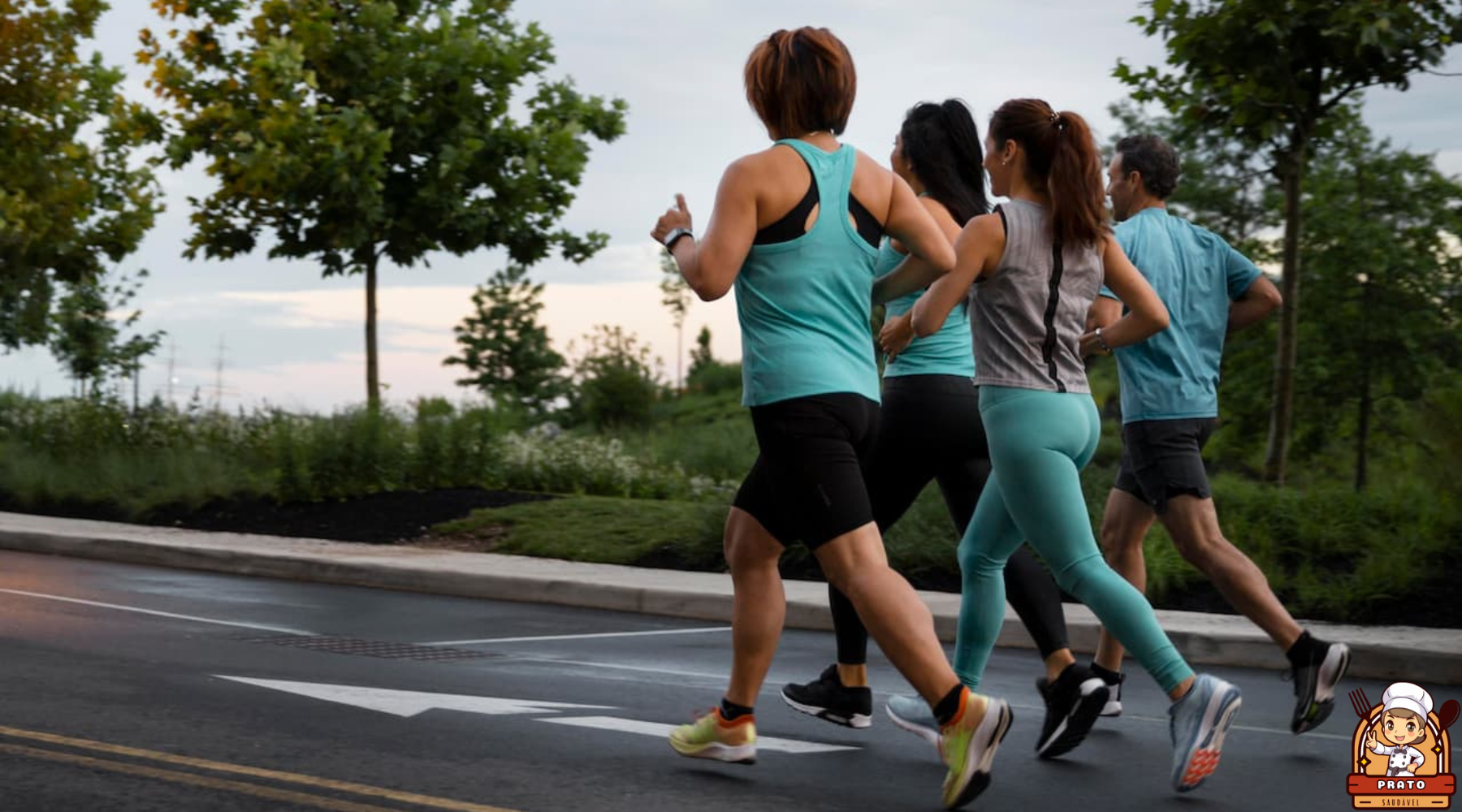 corrida é um exercício cardiovascular clássico que ajuda - prato saudavel