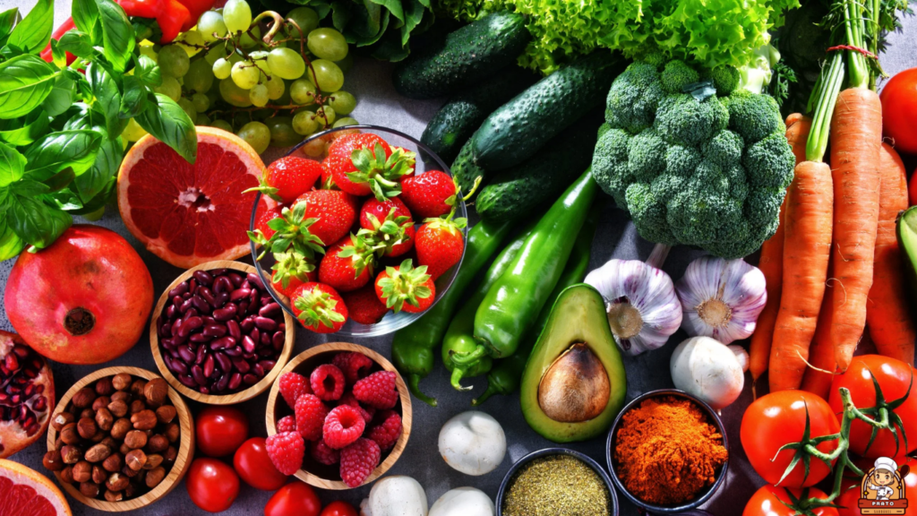 frutas e legumes de boa qualidade