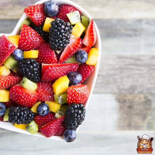 Dieta com Frutas - prato saudavel